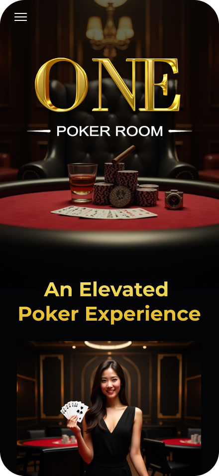 One Poker Room mobile design