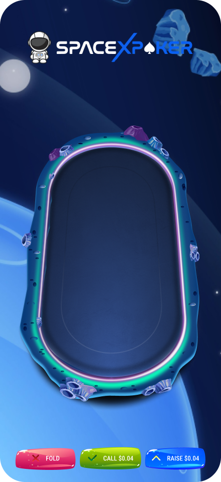 SpacexPoker mobile design
